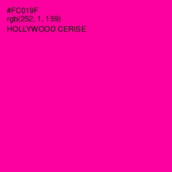 #FC019F - Hollywood Cerise Color Image