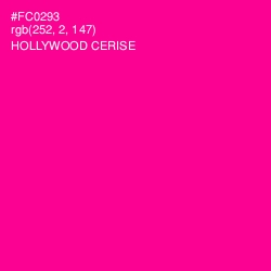 #FC0293 - Hollywood Cerise Color Image