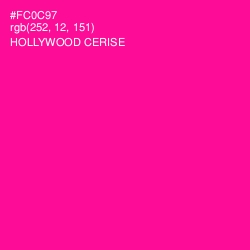 #FC0C97 - Hollywood Cerise Color Image
