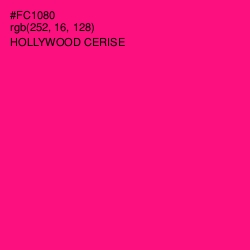 #FC1080 - Hollywood Cerise Color Image