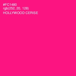 #FC1480 - Hollywood Cerise Color Image
