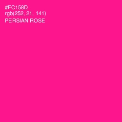 #FC158D - Persian Rose Color Image