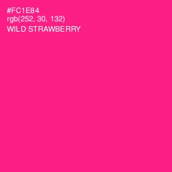 #FC1E84 - Wild Strawberry Color Image