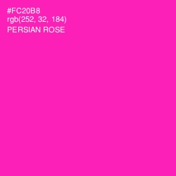 #FC20B8 - Persian Rose Color Image