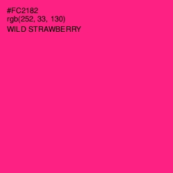 #FC2182 - Wild Strawberry Color Image