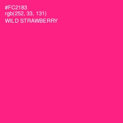 #FC2183 - Wild Strawberry Color Image