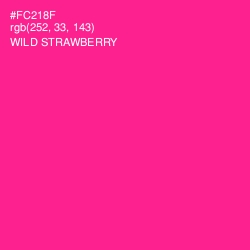 #FC218F - Wild Strawberry Color Image