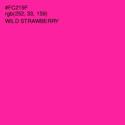 #FC219F - Wild Strawberry Color Image