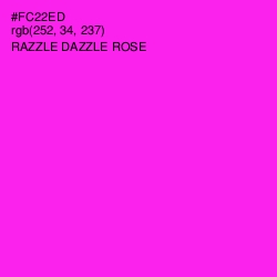 #FC22ED - Razzle Dazzle Rose Color Image