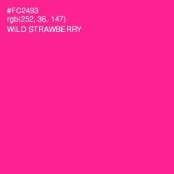 #FC2493 - Wild Strawberry Color Image