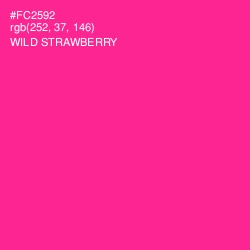 #FC2592 - Wild Strawberry Color Image