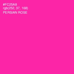 #FC25A8 - Persian Rose Color Image