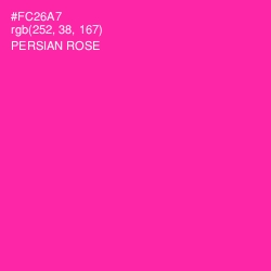 #FC26A7 - Persian Rose Color Image