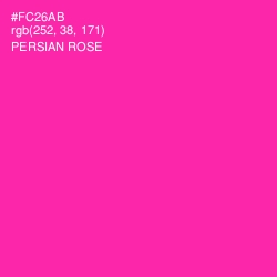 #FC26AB - Persian Rose Color Image