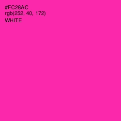 #FC28AC - Persian Rose Color Image