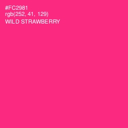 #FC2981 - Wild Strawberry Color Image