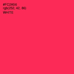 #FC2A56 - Radical Red Color Image
