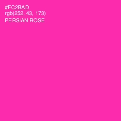 #FC2BAD - Persian Rose Color Image