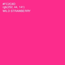 #FC2C8D - Wild Strawberry Color Image