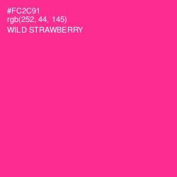 #FC2C91 - Wild Strawberry Color Image