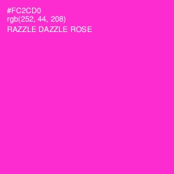 #FC2CD0 - Razzle Dazzle Rose Color Image