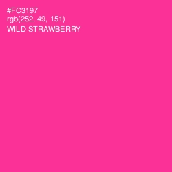 #FC3197 - Wild Strawberry Color Image