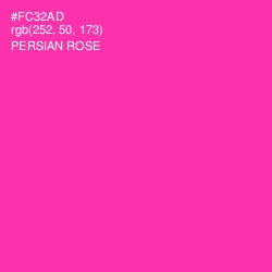 #FC32AD - Persian Rose Color Image
