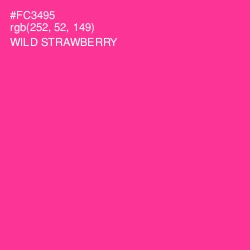 #FC3495 - Wild Strawberry Color Image