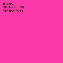 #FC39A9 - Persian Rose Color Image