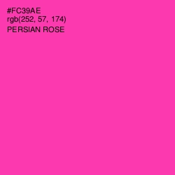 #FC39AE - Persian Rose Color Image