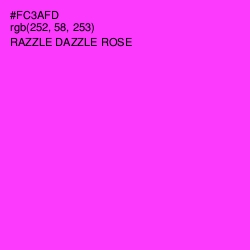 #FC3AFD - Razzle Dazzle Rose Color Image