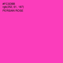 #FC3DBB - Persian Rose Color Image