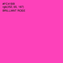 #FC41BB - Brilliant Rose Color Image