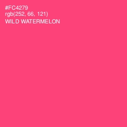 #FC4279 - Wild Watermelon Color Image