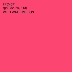 #FC4571 - Wild Watermelon Color Image