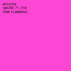 #FC47D5 - Pink Flamingo Color Image