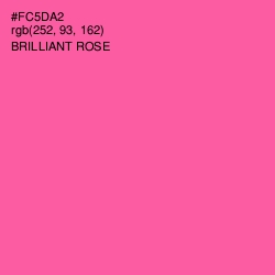 #FC5DA2 - Brilliant Rose Color Image