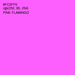 #FC5FFE - Pink Flamingo Color Image