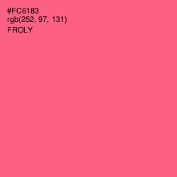 #FC6183 - Froly Color Image