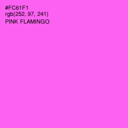 #FC61F1 - Pink Flamingo Color Image