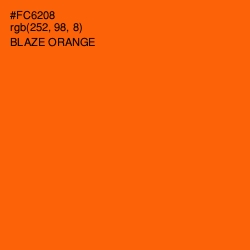 #FC6208 - Blaze Orange Color Image