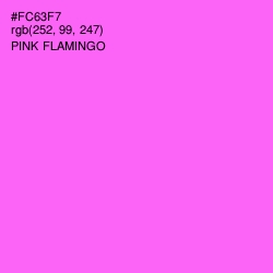 #FC63F7 - Pink Flamingo Color Image