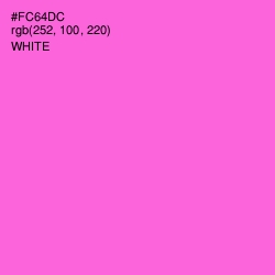 #FC64DC - Pink Flamingo Color Image