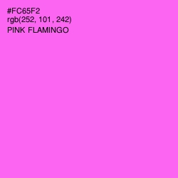 #FC65F2 - Pink Flamingo Color Image