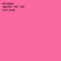#FC69A0 - Hot Pink Color Image