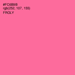 #FC6B9B - Froly Color Image