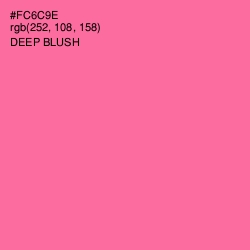 #FC6C9E - Deep Blush Color Image