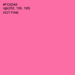 #FC6DA5 - Hot Pink Color Image