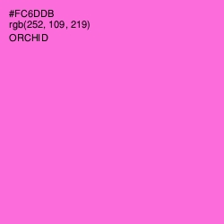#FC6DDB - Orchid Color Image