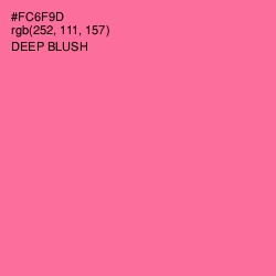 #FC6F9D - Deep Blush Color Image